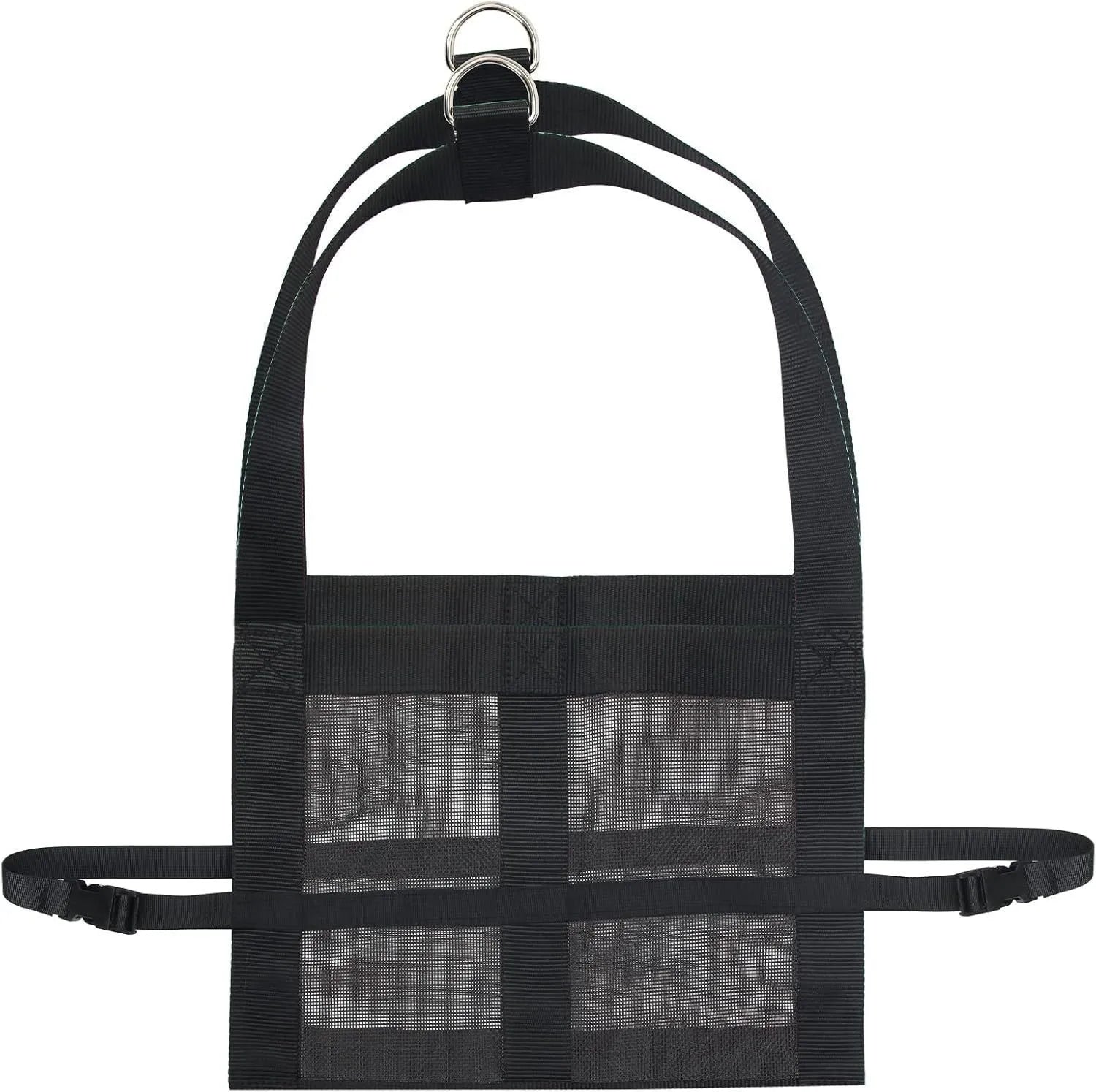 Black calf and large dog weighing sling measuring 35cm by 150cm with four connection points