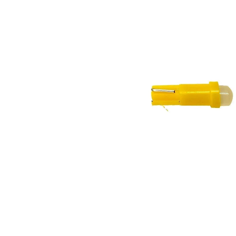 T5 car LED instrument light bulb with 1SMD COB technology in multiple colour options