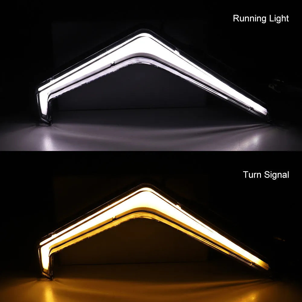 For Star daytime turn signal light for Polaris RZR XP 1000 2019-2020 ABS PE construction white housing