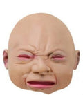 Funny angry baby face latex mask in 26cm size for Halloween costume headgear