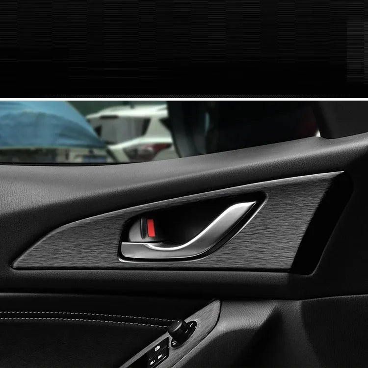 Unksera car interior decorative film sticker kit for centre console and dashboard trim in carbon fibre finish