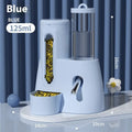 Hamster automatic drinking water feeder and food basin in blue, pink or white PP/PS plastic