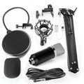 Wireless condenser microphone 165x47mm with metal shock frame for recording and live K song