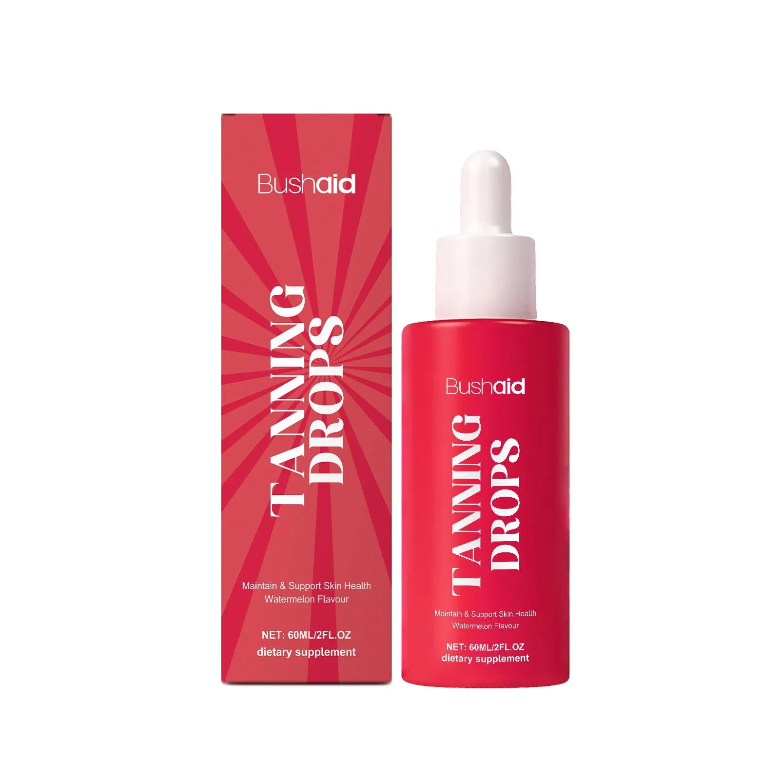 60ml dropper bottle of natural beauty serum with traditional Chinese medicine extract