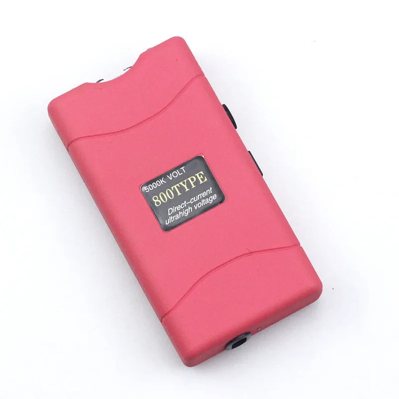 Women's self-defence multi-function flashlight in multiple colour options including purple, blue and pink