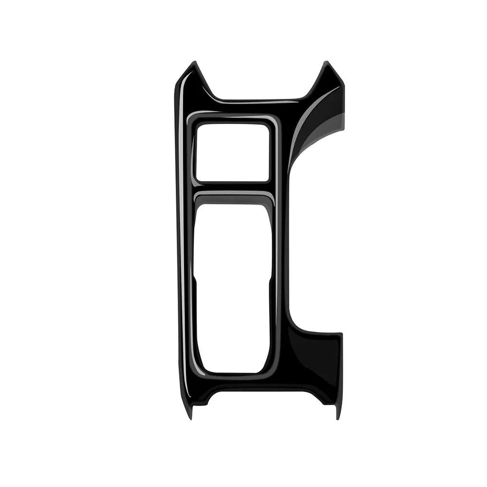 Gearshift panel sticker for 2021 Subaru WRX RX S4 in carbon fibre texture finish with 3M adhesive backing