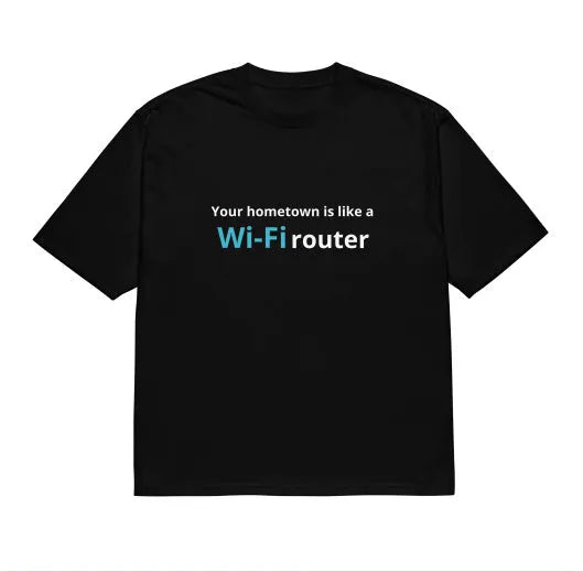 Black men's loose-fit t-shirt with a vibrant 3D digital printed cartoon design on the front.