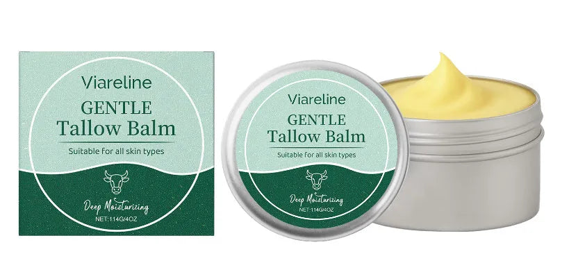 Jar of Cow Fat Moisturising Cream, 114g, for skin hydration.