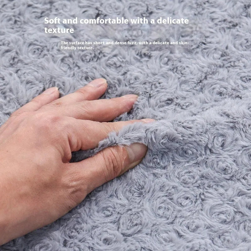Grey soft-sided dog kennel with a plush fleece liner for a medium or large breed dog.