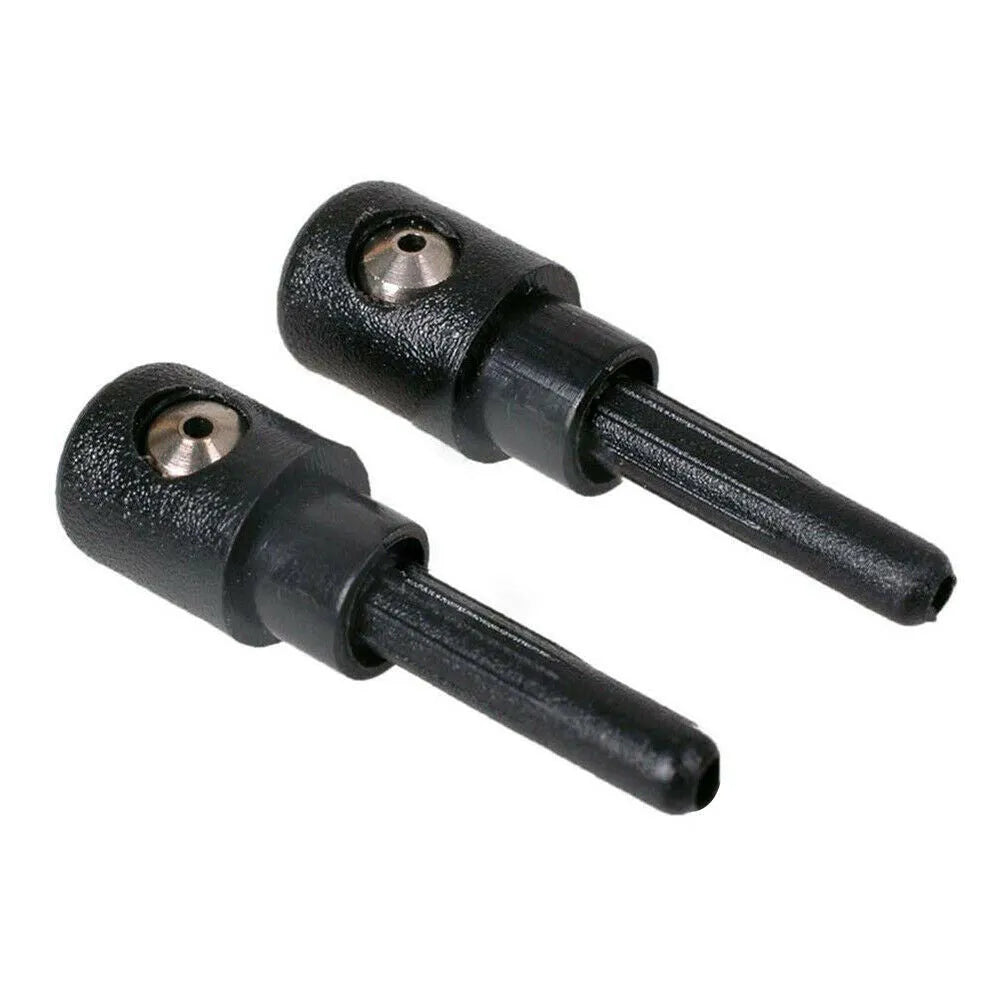 Black rear windscreen washer nozzle replacement part for Volkswagen Golf Audi Skoda vehicles