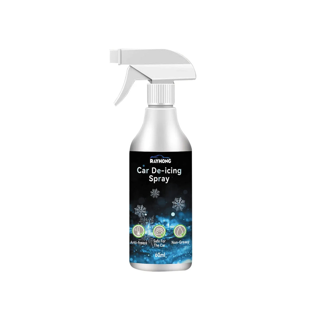 60ml bottle of car window deicing spray and snow melting agent.