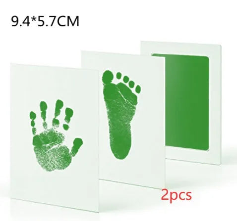 Baby hand and foot print disposable ink pad in multiple colours for keepsake crafting