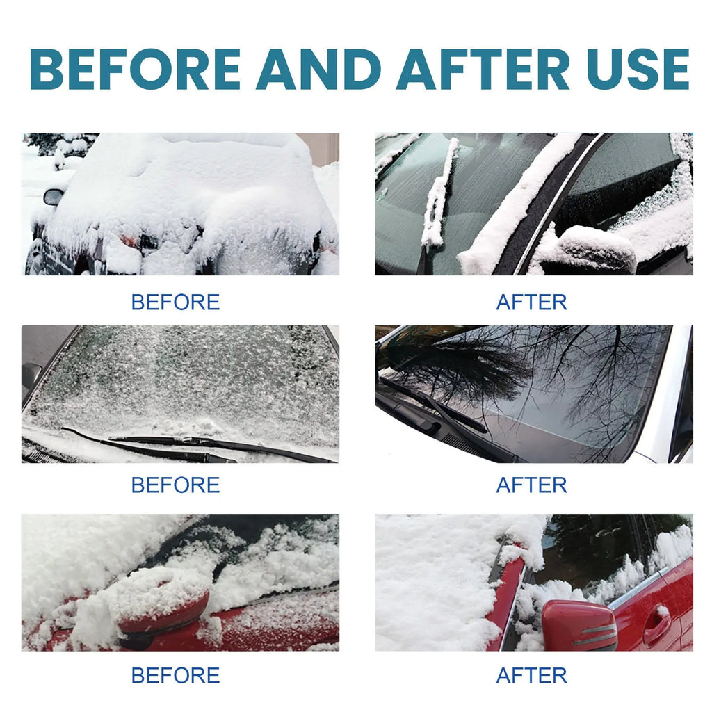 150ml car windshield anti-icing spray bottle for winter snow removal and frost prevention