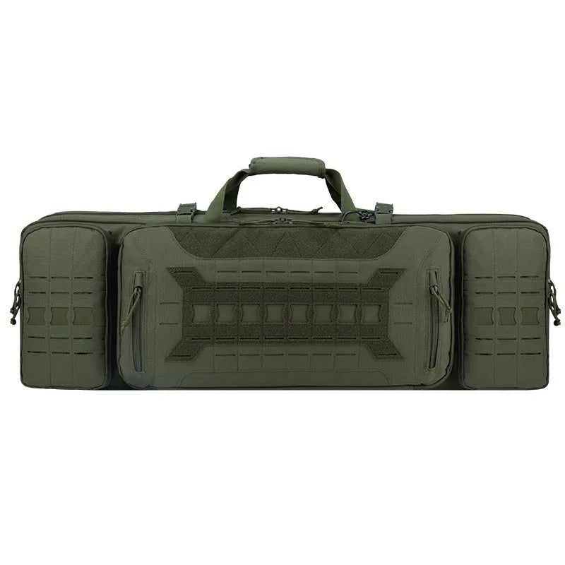 36-inch outdoor water bomb fishing bag in solid colour polyester with black CP camouflage pattern for men
