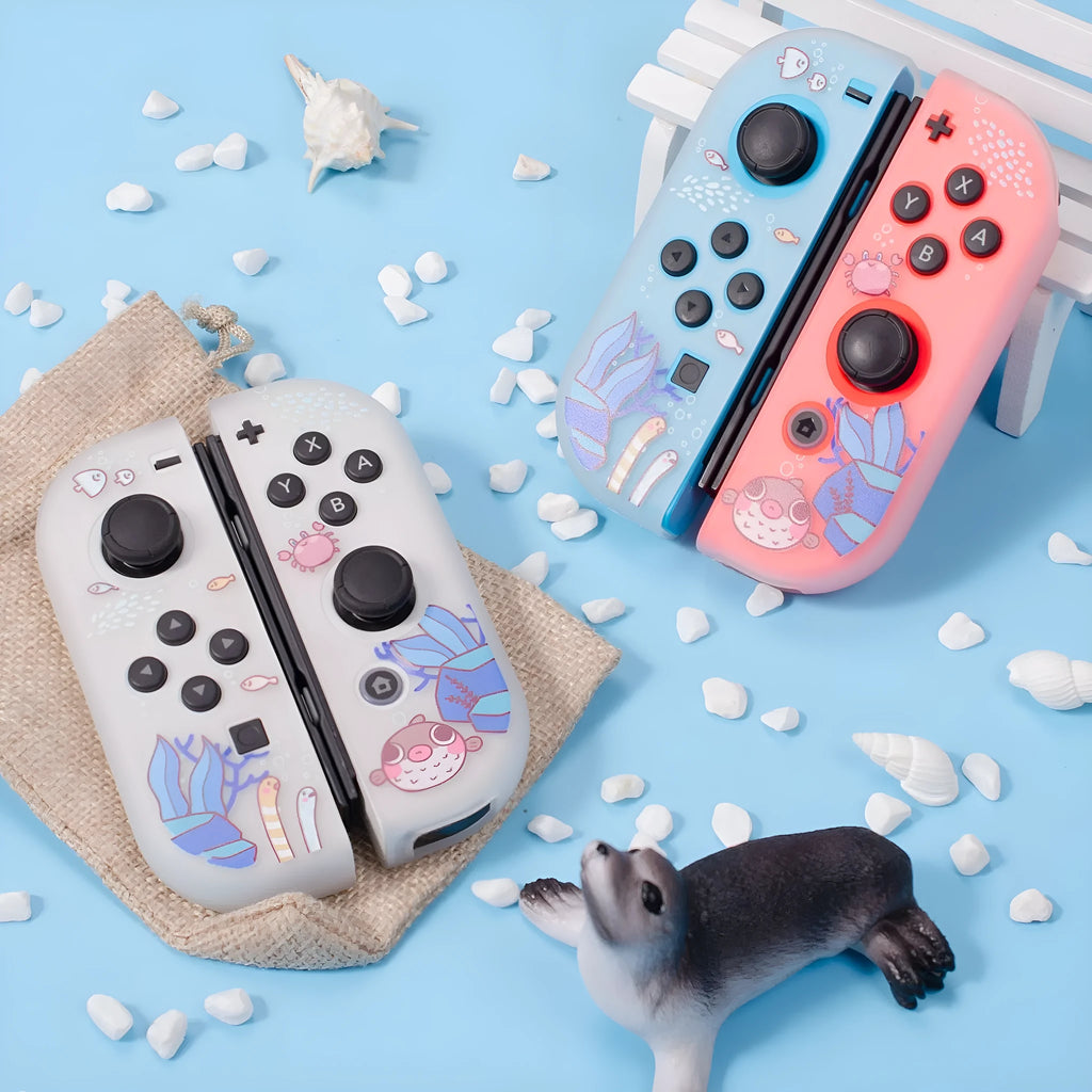Pawdiary Submarine Exploration themed hard protective case for Nintendo Switch and Switch OLED consoles.