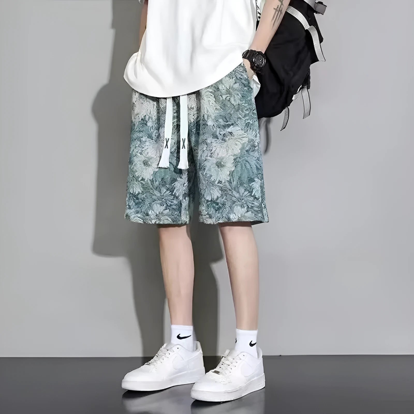 Men's polyester fifth pants summer fashion in multiple colours and sizes