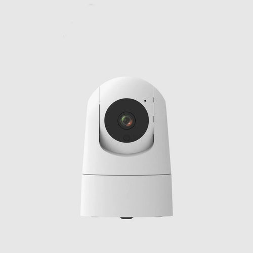 Indoor smart camera with 1080P resolution, WiFi, two-way voice, and 80 × 80 × 115 mm body