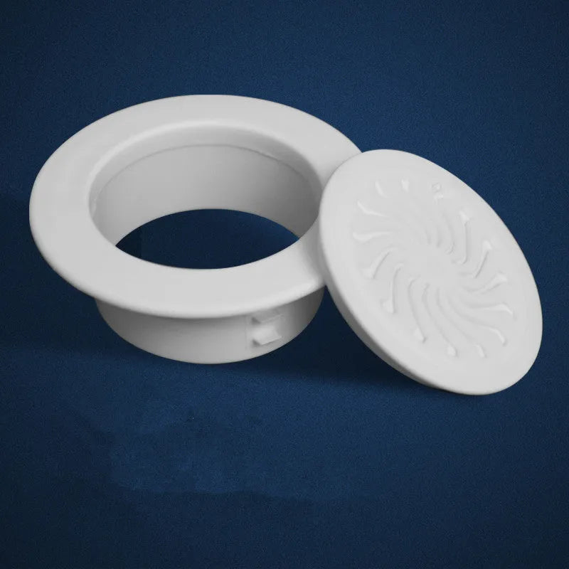 Plastic air conditioning hole cover set with multiple sizes and sealing glue