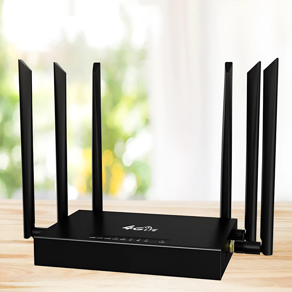Industrial iron box 4G 3G router with multiple antenna and power supply configurations