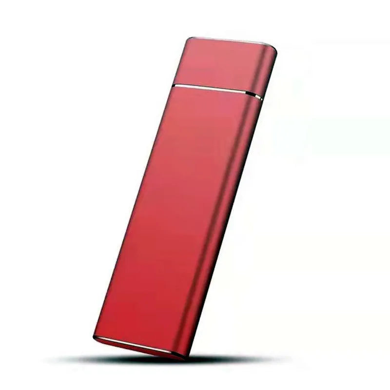 6TB external mobile hard disk with metal shell in black blue orange red silver colour options