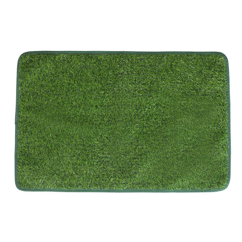 Green dog grass pee mat with realistic texture for indoor outdoor pet training