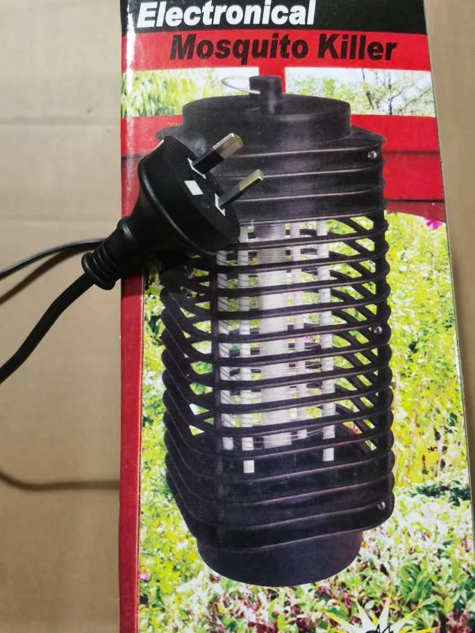 Black Hanging Electronic Mosquito Killer unit with a metal grid and UK three-pin plug.