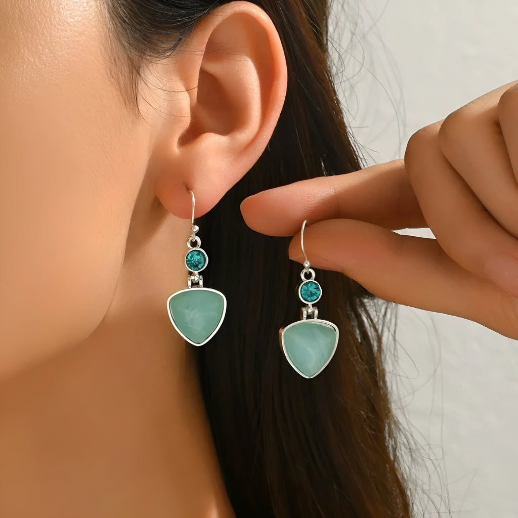Silver plated alloy snake earrings for women in retro fashion OL style, one pair