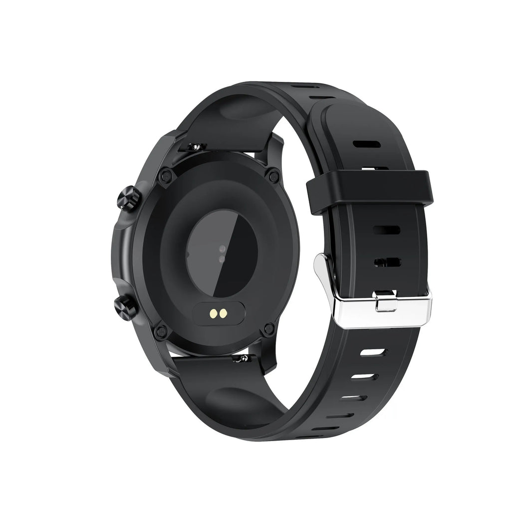 Youth2 smart bracelet in black or grey with zinc alloy case and 1.3-inch screen on a wrist.