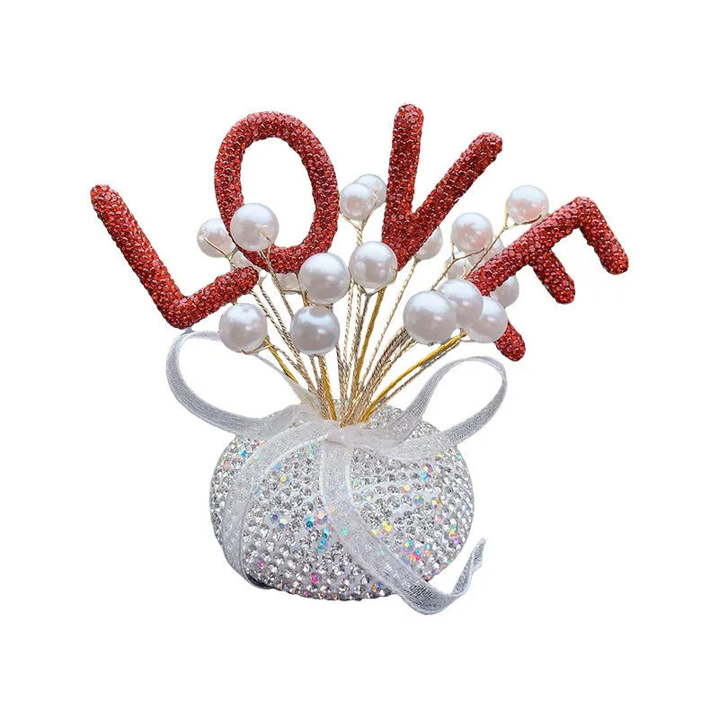 Clay car decoration ornament with diamond star design for vehicle centre console