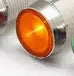 10mm stainless steel edge metal indicator light with wire in blue, green, red, white, and yellow colours.