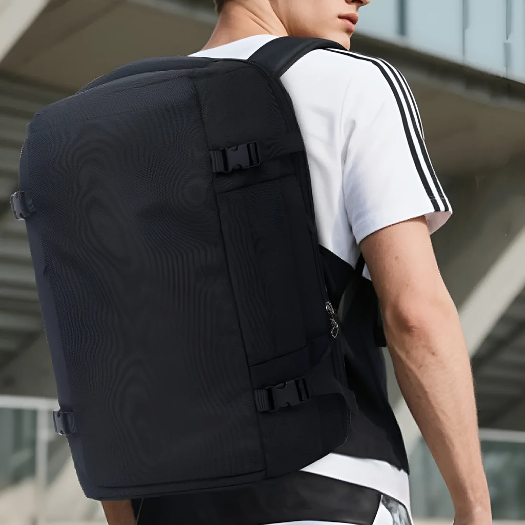Outdoor portable travel vacuum storage bag in solid colour, wide opening for packing clothes, 36-55 litre capacity