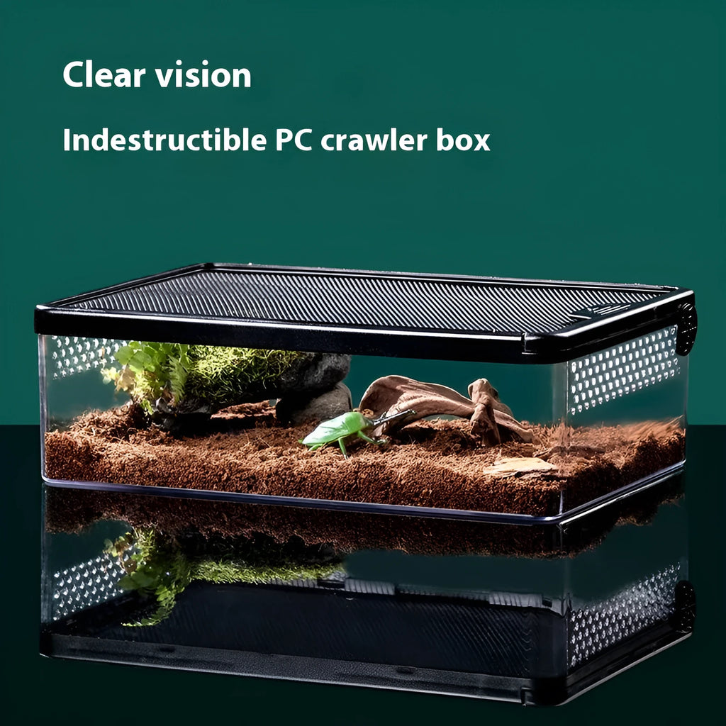 Pet track box feeding cage cylinder for turtle hamster corn snake anti-escape engineering plastic wire fence