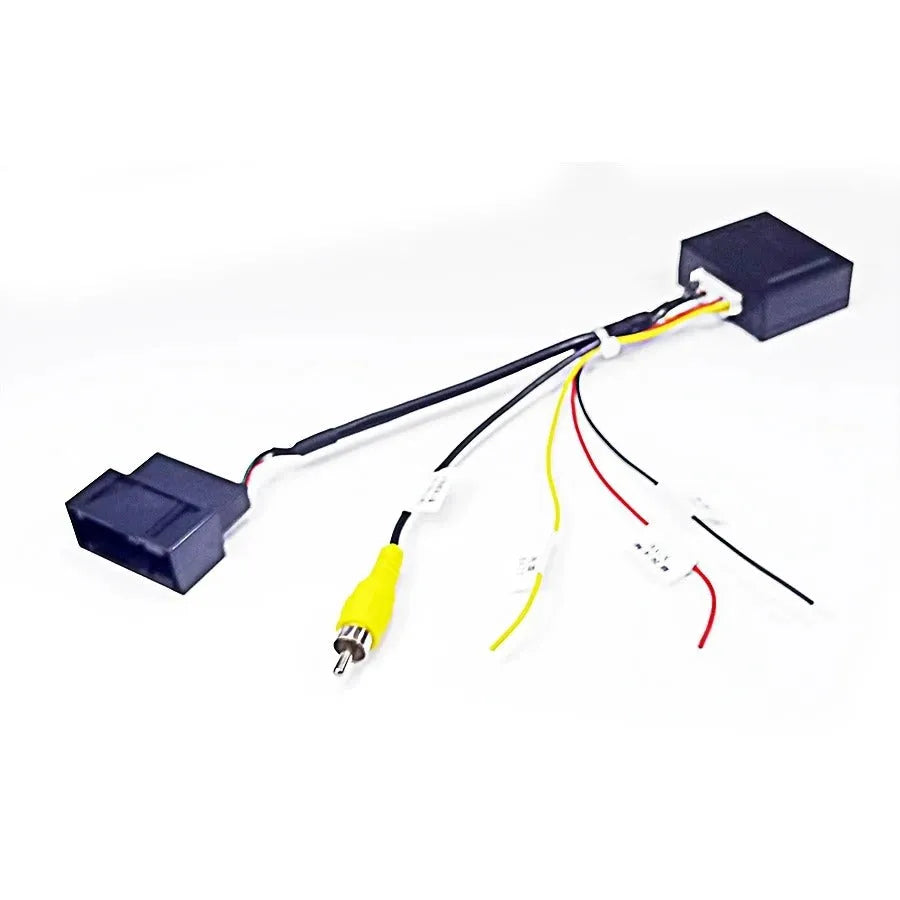 Black pure copper car camera conversion box for MIB platform Volkswagen Skoda reverse camera installation