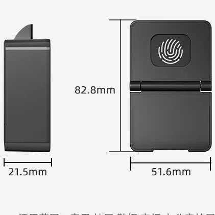 F079 punch-free electronic drawer lock with key for cabinets and wardrobes