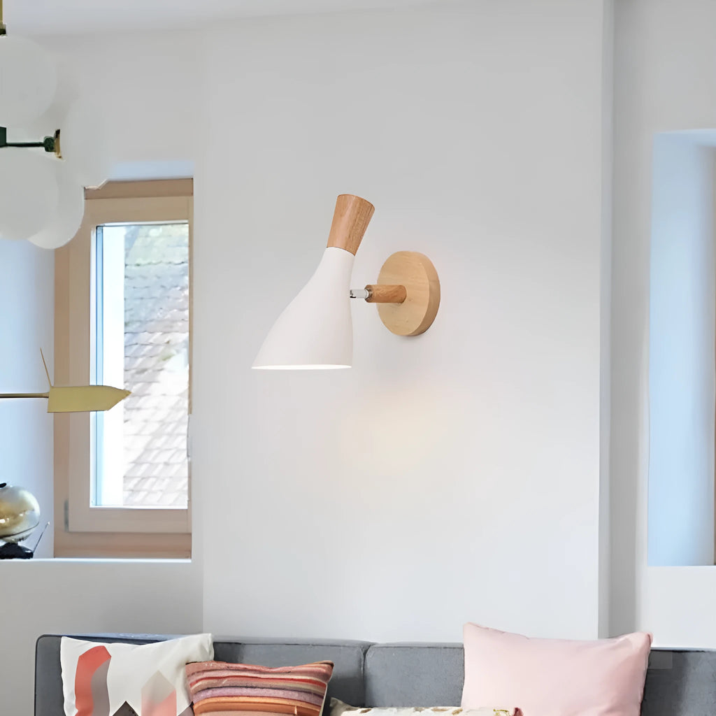 Modern simplicity alloy wall lamp in white, grey or green for bedroom bedside aisle or window, 220V, 5W options
