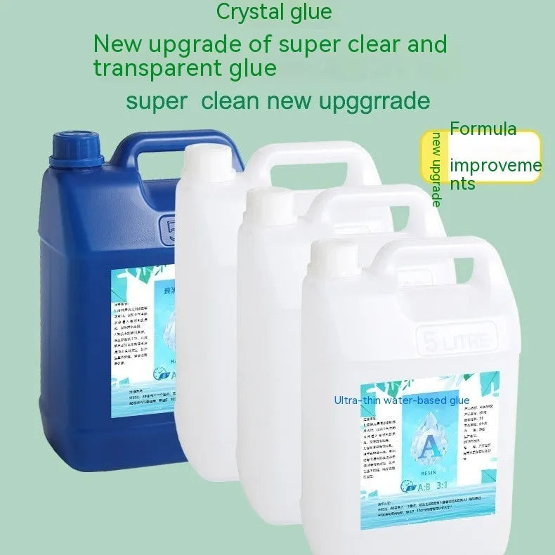 1kg bottle of Epoxy Resin 31 Crystal Glue for DIY crafting projects