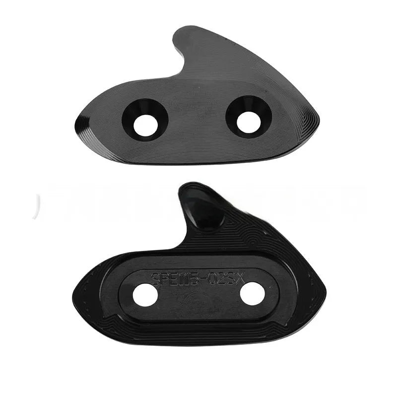 Aluminium alloy rearview mirror decorative cover seat plug for R1 2015-2019 in black