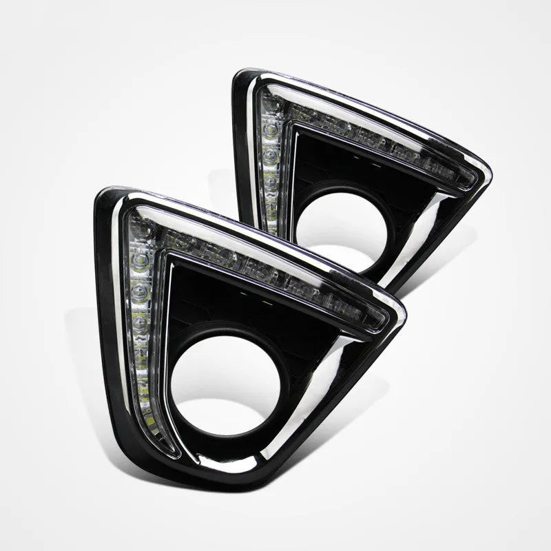 Pair of electroplated Mazda CX-5 daytime running light LED bulb units