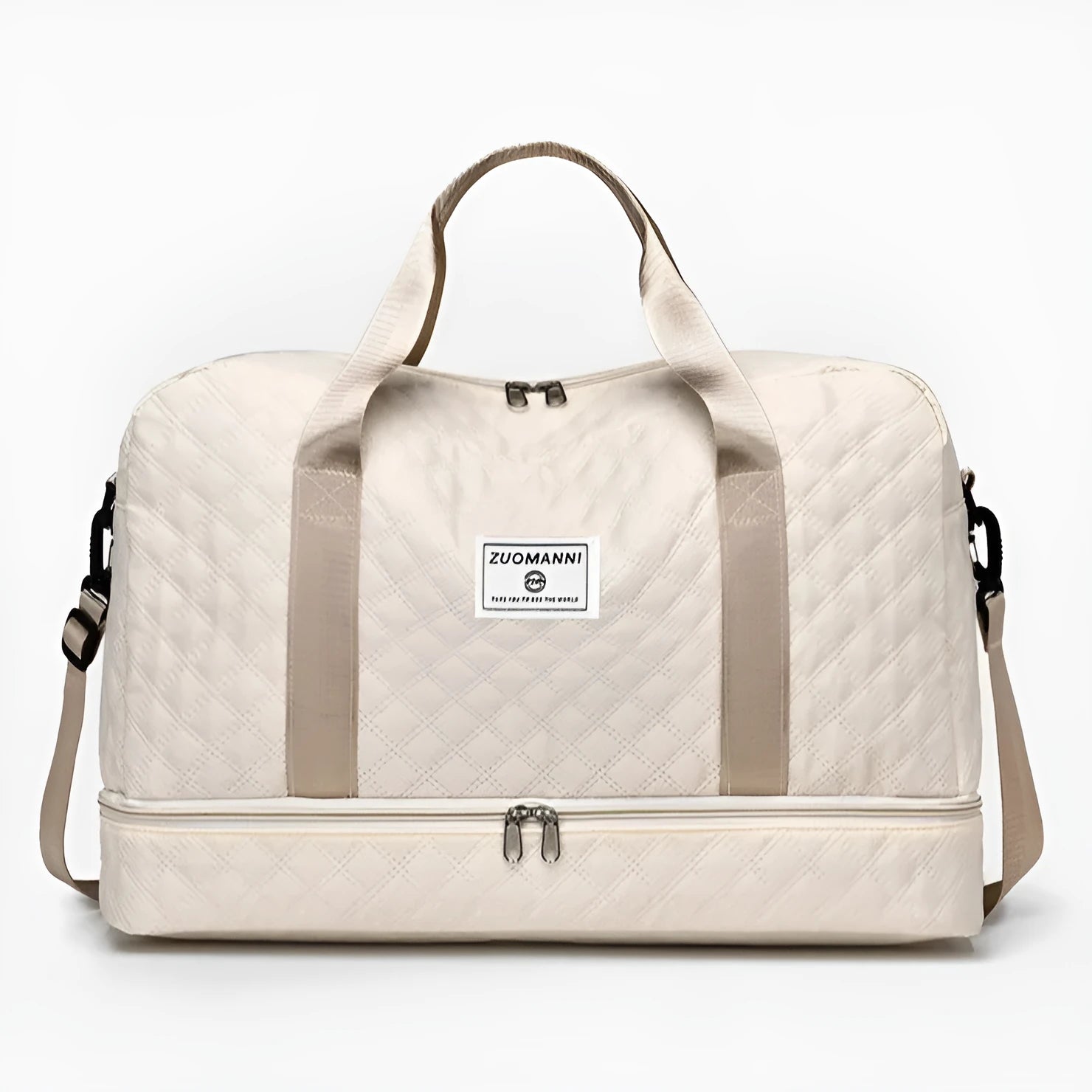 Oxford cloth portable travel bag in a solid colour with large capacity for buggies and leisure gear.