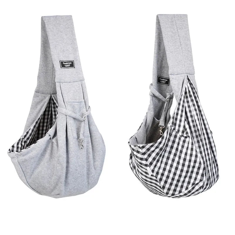 Foldable large capacity cat messenger bag in one of six colour options.