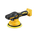 Yellow digital display electric polisher for car, wood, and metal polishing and scratch removal