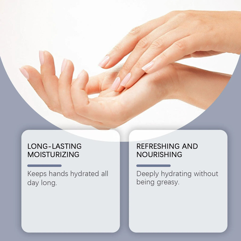 30g tube of moisturising hand cream with hyaluronic acid and glycerin