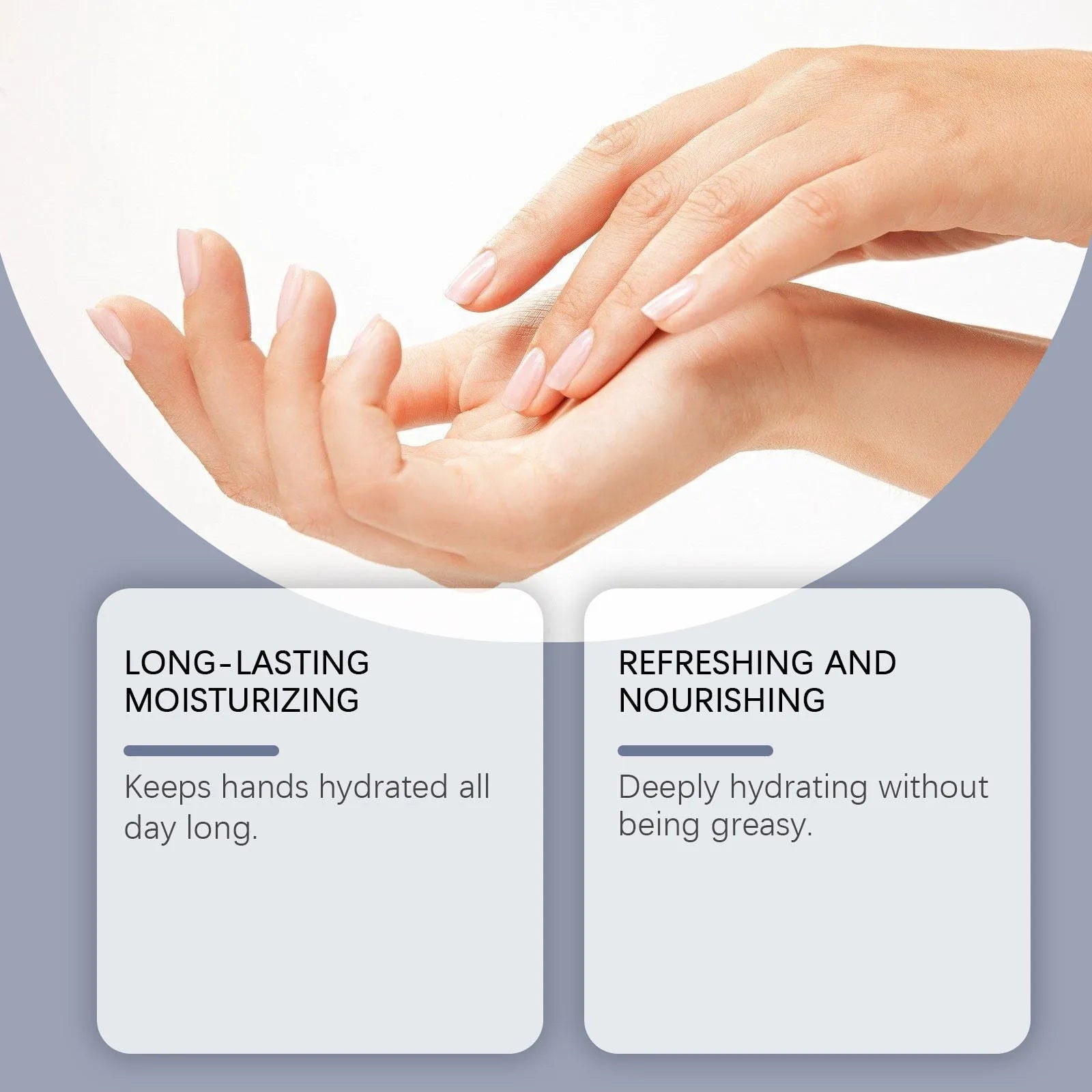 30g tube of moisturising hand cream with hyaluronic acid and glycerin