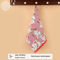 Class A gauze square towel made of pure cotton with plain weave, 40x34cm, soft and lint-free for face washing