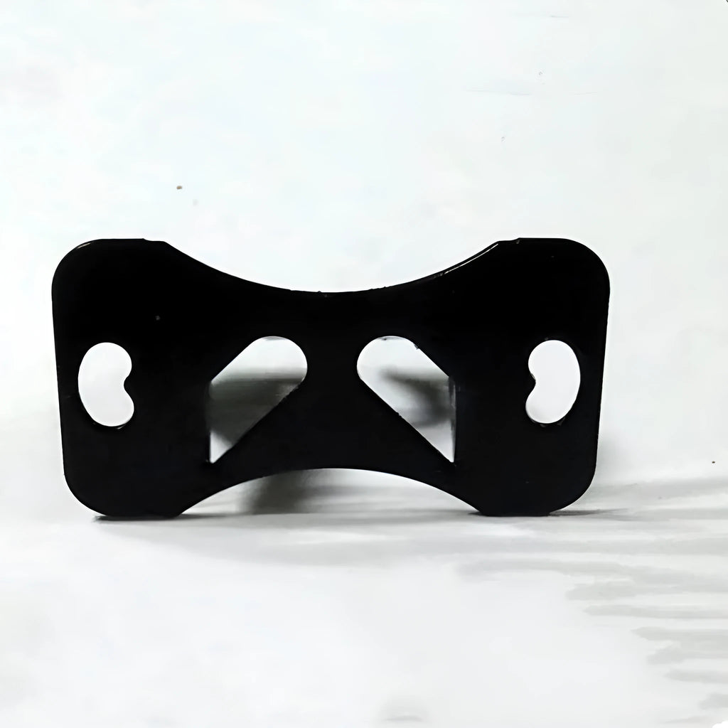 Black metal universal in-car camera holder with adjustable swivel mechanism