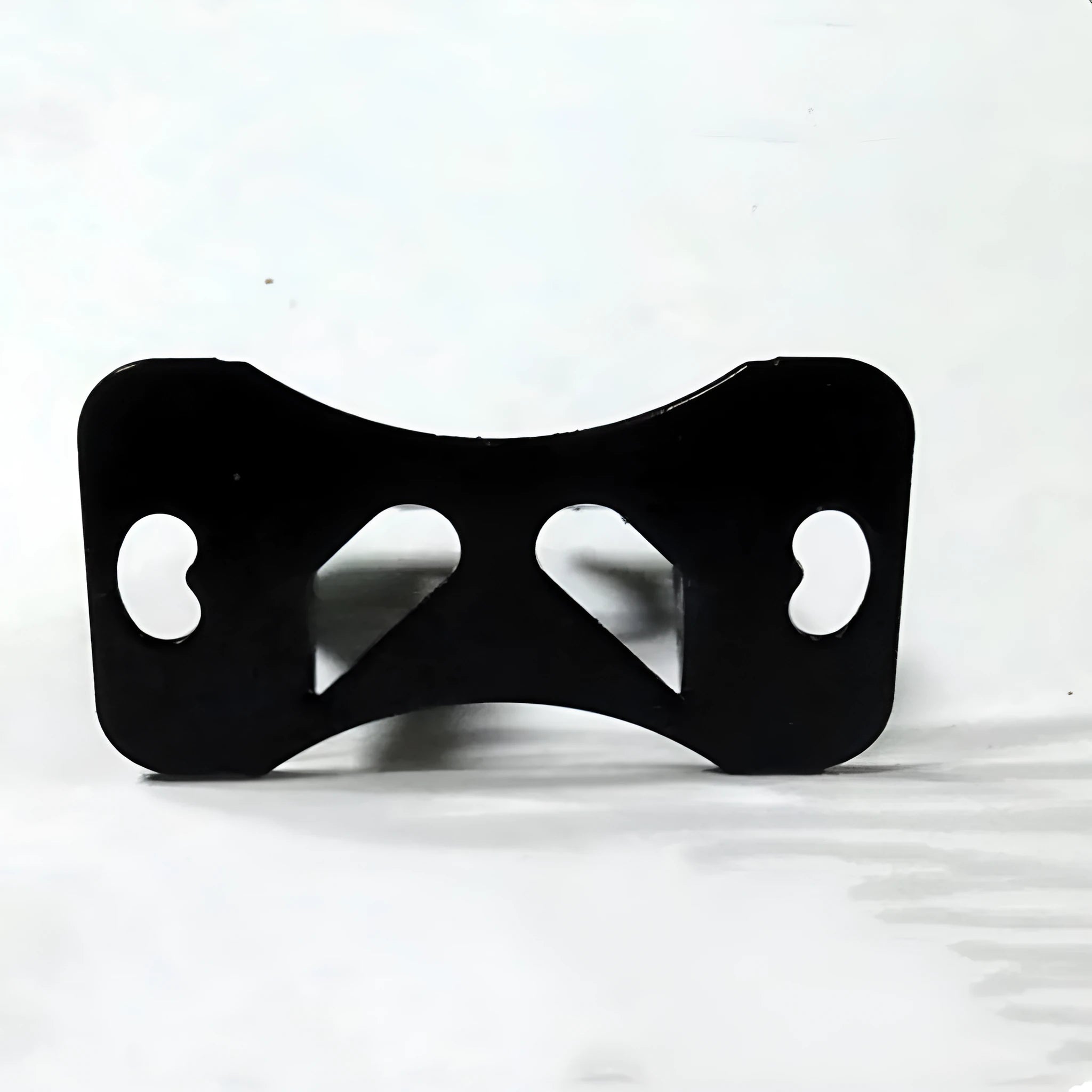 Black metal universal in-car camera holder with adjustable swivel mechanism