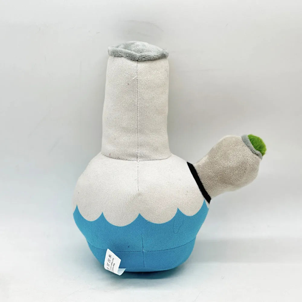 24cm kettle-shaped dog plush toy with sound feature in picture-style pattern