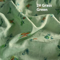 A piece of pure ramie fabric in a choice of beige, grass green or dark green, shown with a width of 140cm.