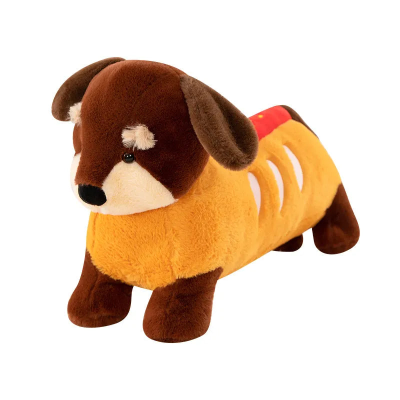 Dachshund plush toy sausage dog soft doll in 40cm 50cm or 70cm plush fabric for teenagers