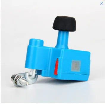 Electric bicycle generator BG-2677 night riding light power accessory in yellow, on a bike frame